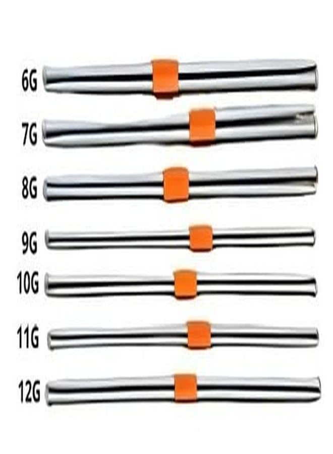 NTGS Knitting Pins Set, Lightweight Aluminium, 25cm Long, Sizes 6-12, Quicknit Point, Non-Stain Length 25cm - Image 2